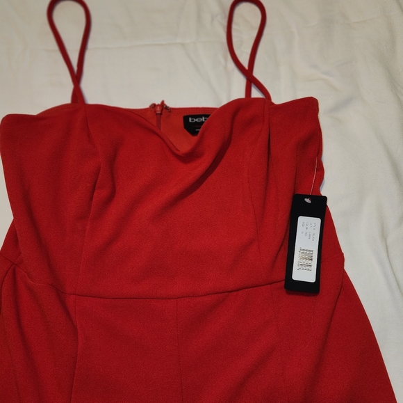 Red long jumpsuit/romper - Picture 5 of 6